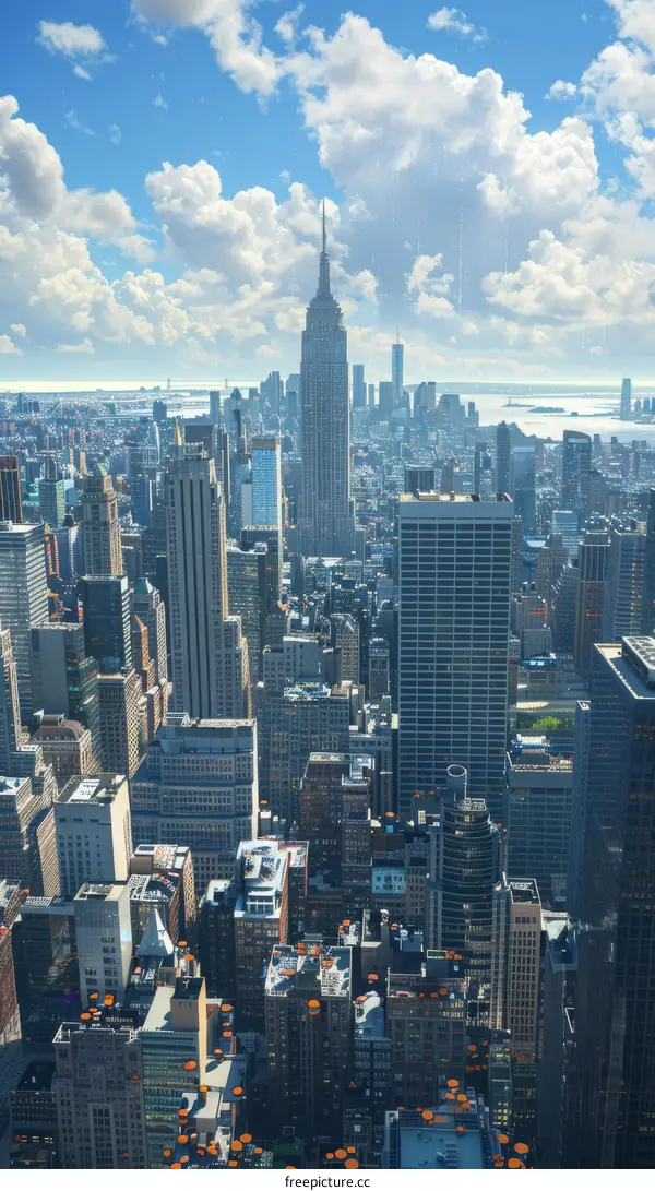 New York City Skyline with Empire State Building