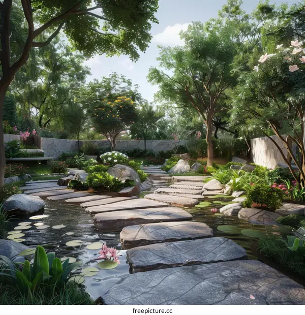 Landscape Design Concept Rendering