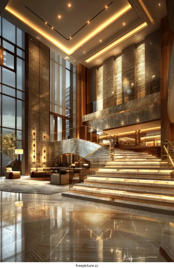 Luxury Hotel Lobby Interior Design