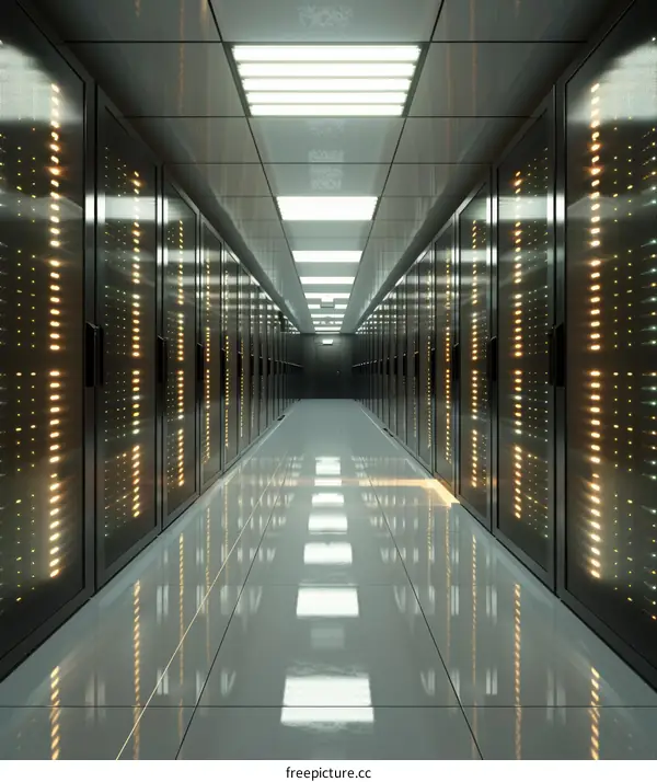 Server Room Corridor Interior Design