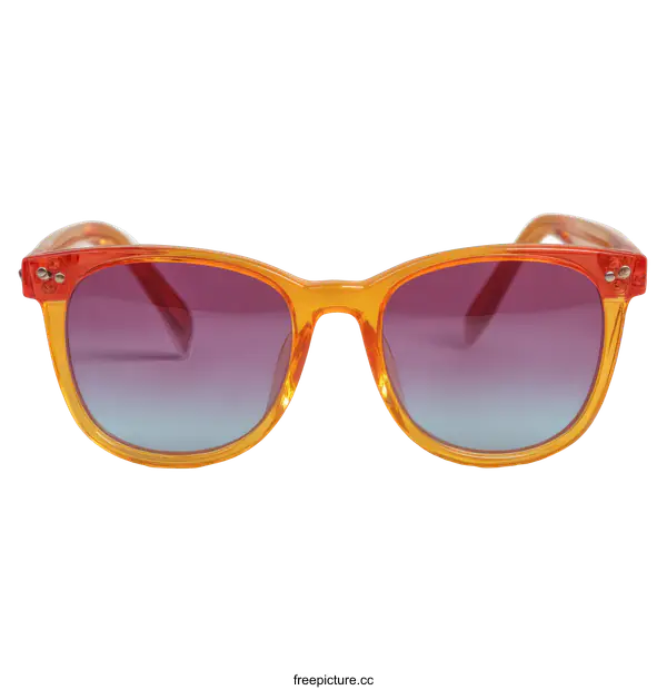 [Transparent Background PNG]Stylish Colorful Gradient Sunglasses