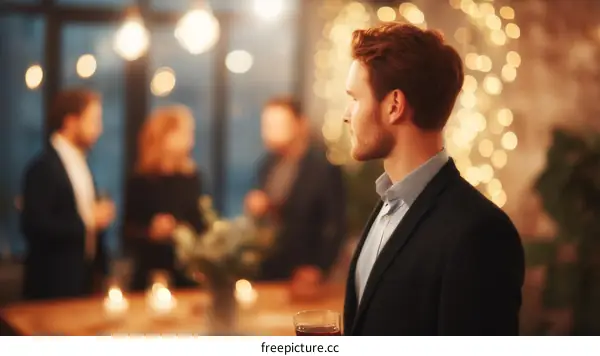 Business People Gathering in a Nightclub