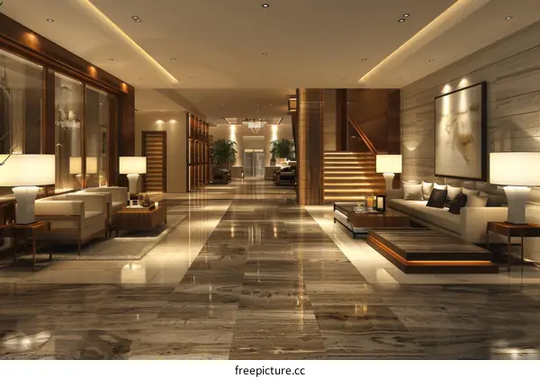 Luxury Hotel Lobby Interior Design
