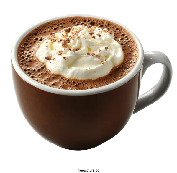 [Transparent Background PNG]Delicious Hot Chocolate in a Mug