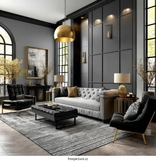 Modern Elegant Living Room Interior Design