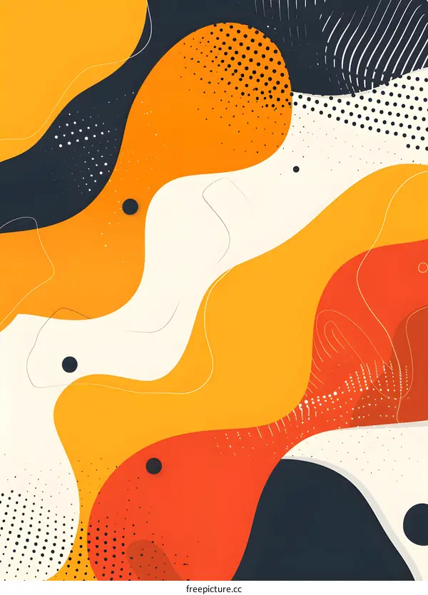 Abstract Colorful Shapes Background Design