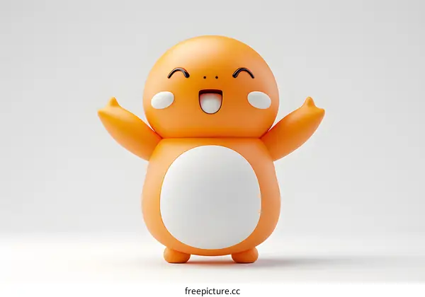 3D cute cartoon character