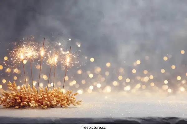 Sparkling Gold Celebration Background