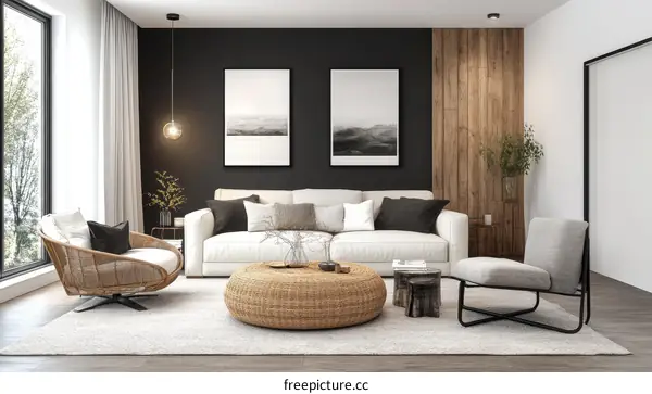 Modern Minimalist Living Room Interior Design
