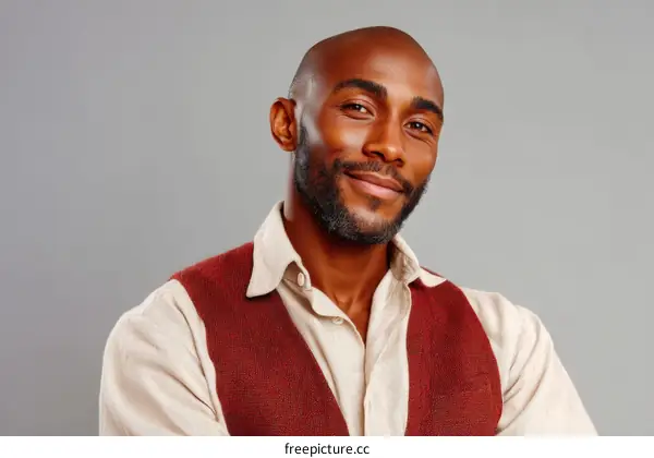 Portrait of a Confident Black Man