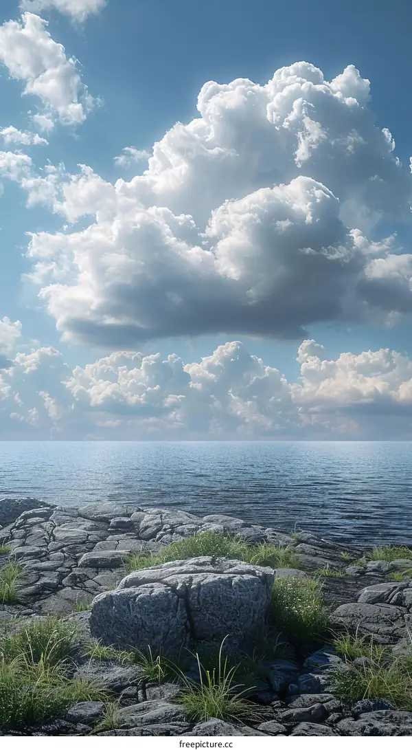 Beautiful Coastal Sky and Cloudscape