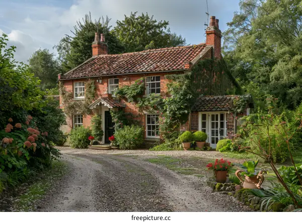 Charming English country cottage with beautiful garden