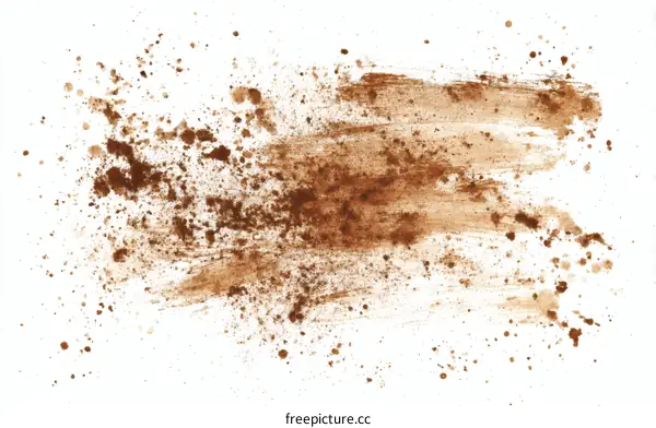 Abstract Brown Stain Texture Illustration