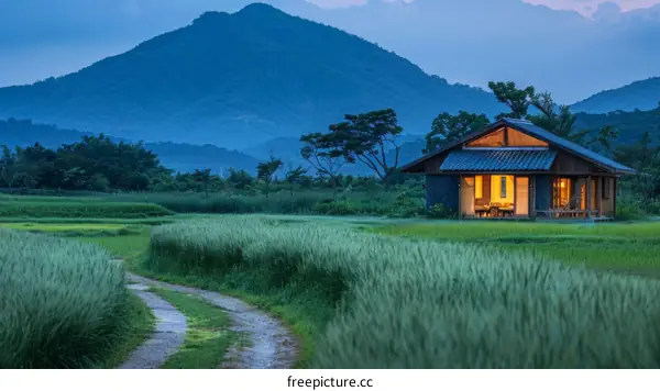 A Tranquil Escape Wooden House Nestled in Nature