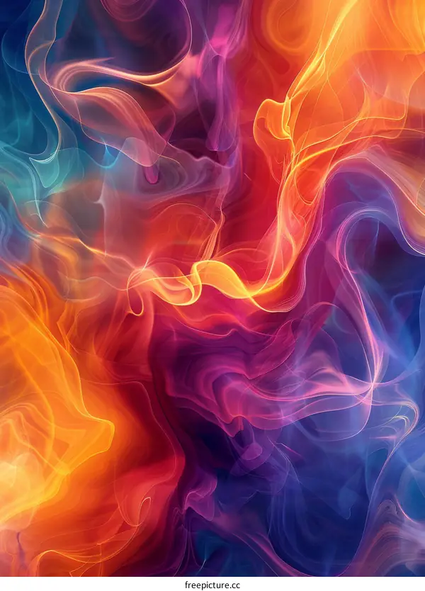 High Resolution Fractal Art Background