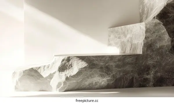 Modern Minimalist Stone Display Platform