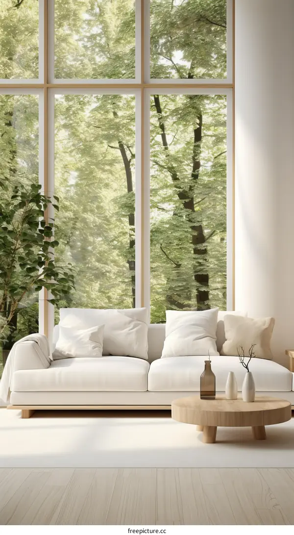 The Minimalist Living Room