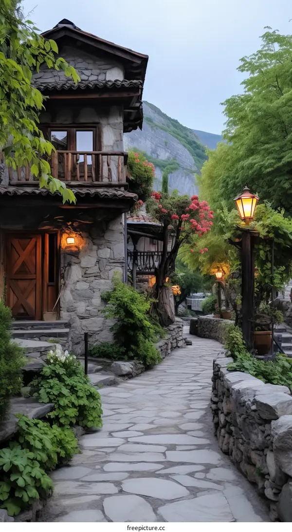 Charming Stone Cottage in Quaint Mountain Village