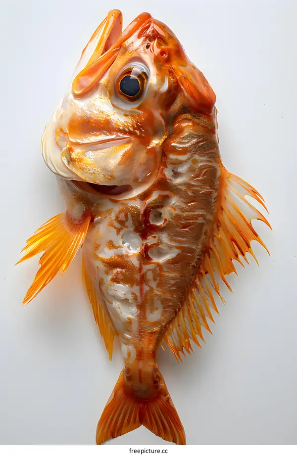 Close-up of a red fish