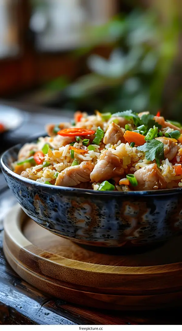 Chicken Fried Rice with Vegetables