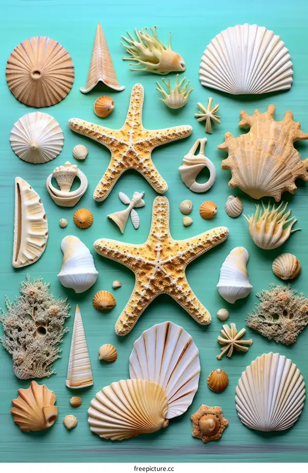 Seashells, Starfish, and Coastal Delights