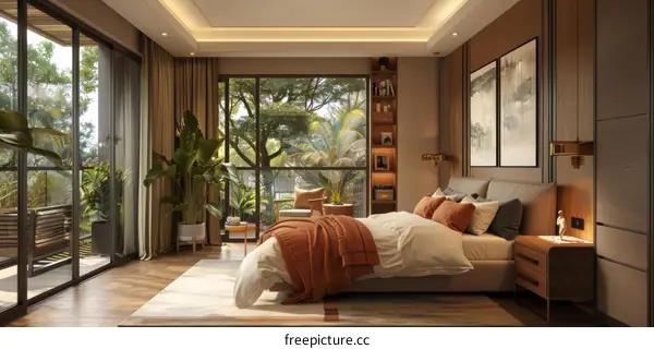 Modern bedroom interior design