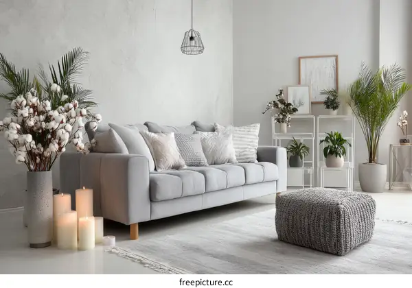 Modern Cozy Gray Living Room Decor