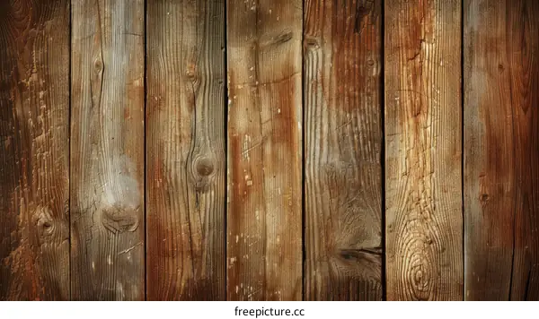 Old wooden fence planks background