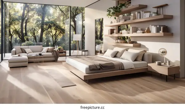 Bright and Airy Modern House Interior