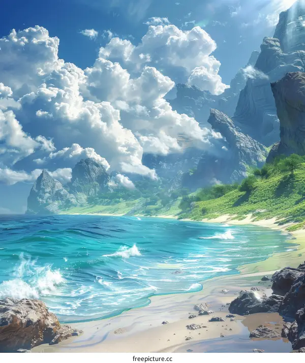 Secluded Tropical Beach Paradise