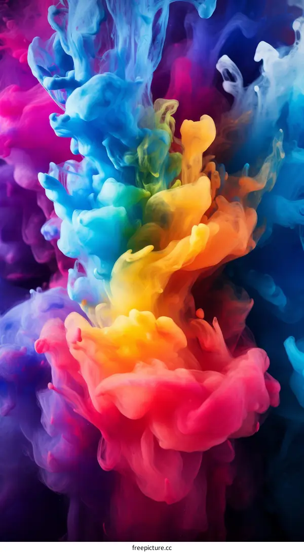 Colorful Smoke Explosion