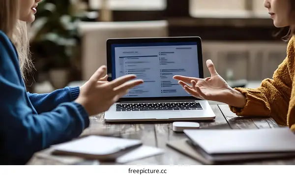 Business Meeting Collaboration Discussion