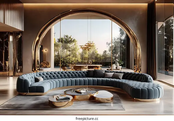 Luxury Modern Living Room Interior Design