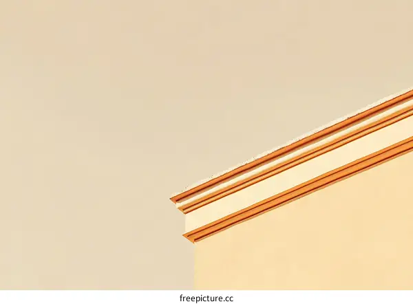 Minimalist Architectural Detail of a Building Corner