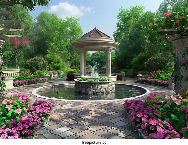 Chinese Garden Landscape Design Visualization