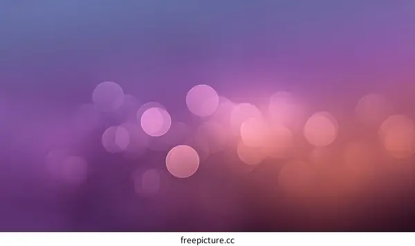 Abstract Bokeh Background Gradient Color