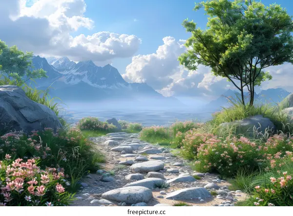 Enchanted Mountain Lake