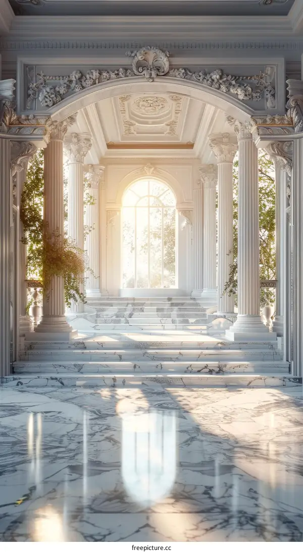 A Hallway of Grandeur and Splendor