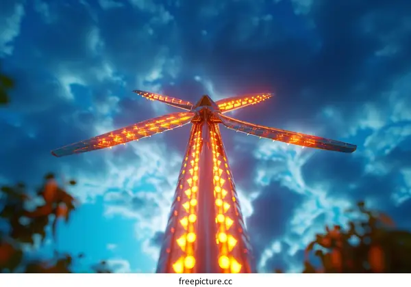 Ferris Wheel with Stars