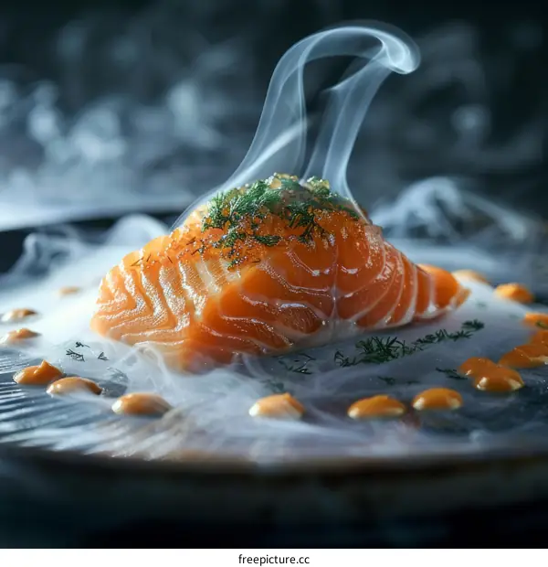 Healthy Salmon Dinner with Dill and Orange Sauce