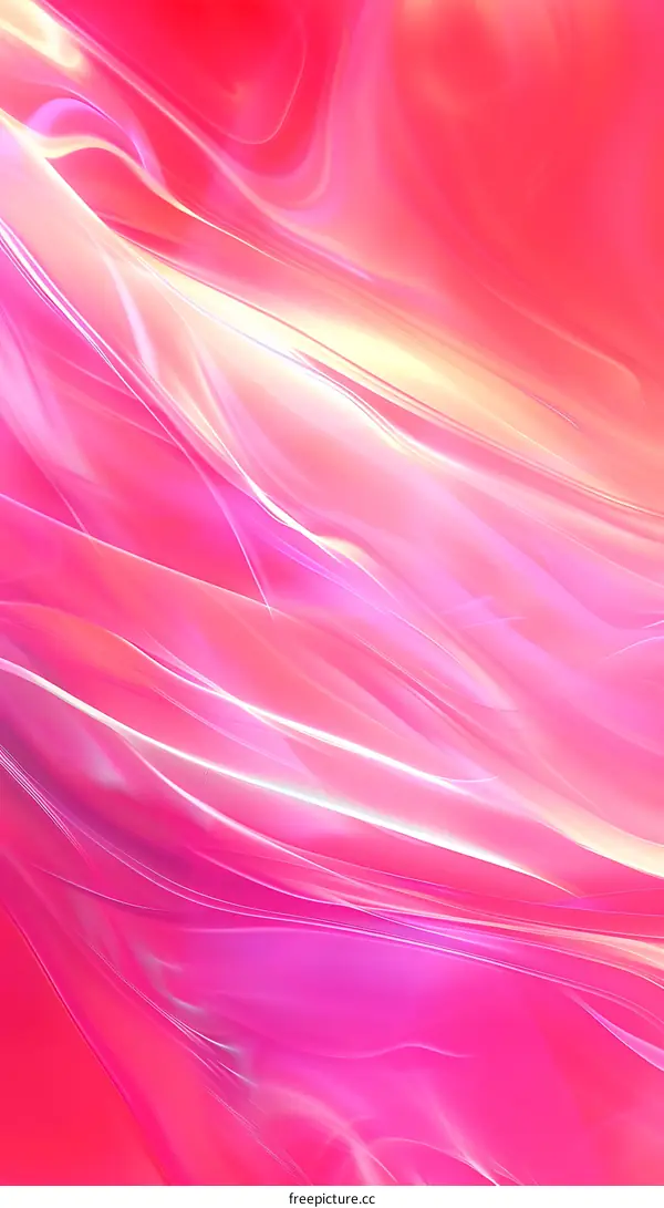 Abstract Pink and White Swirling Background