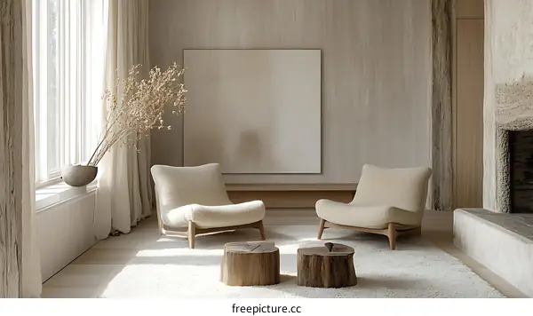 Modern Minimalist Living Room Interior Design