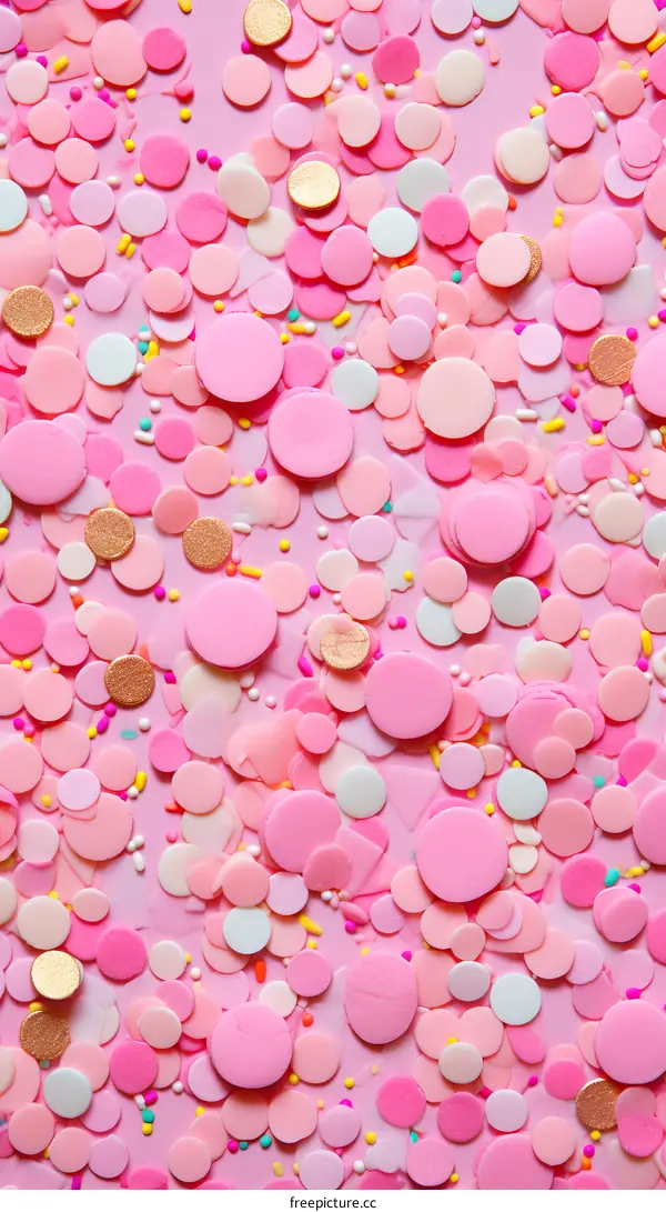 Pink and White Sprinkles