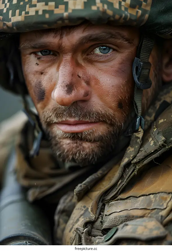 Portrait of a soldier