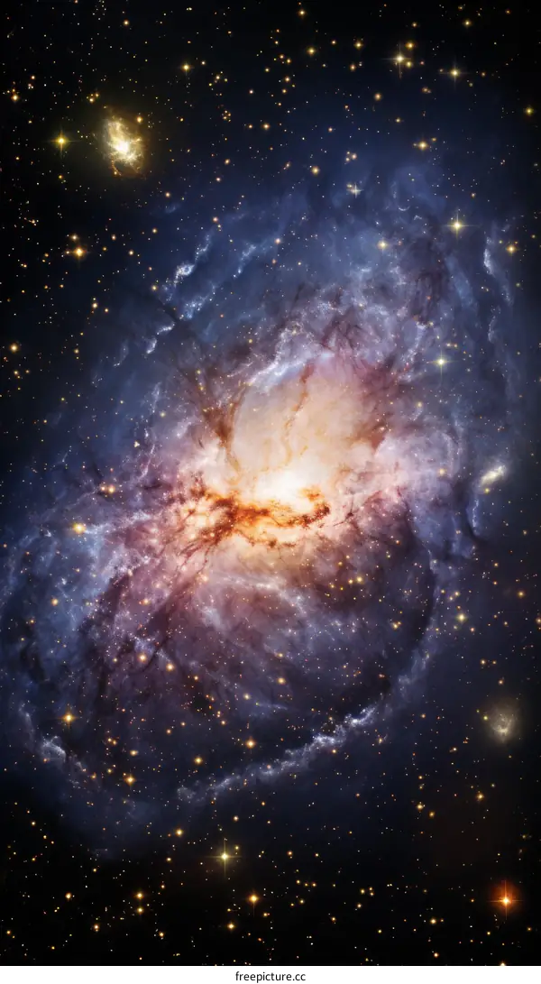 barred spiral galaxy ngc 1313 in the constellation of fornax