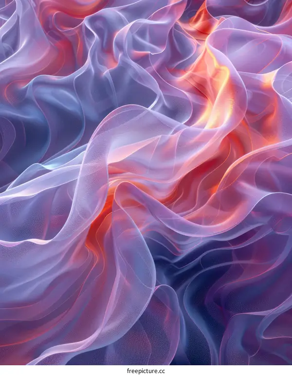 Colorful abstract background with flowing shapes