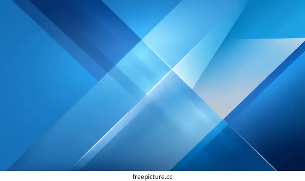 Abstract Blue Geometric Background Design