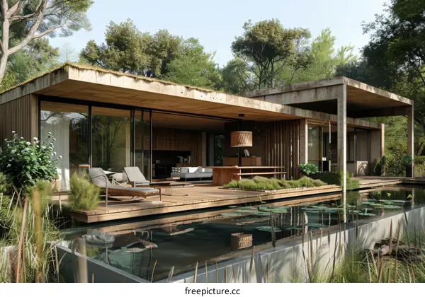 Modern Minimalist Home with Natural Elements