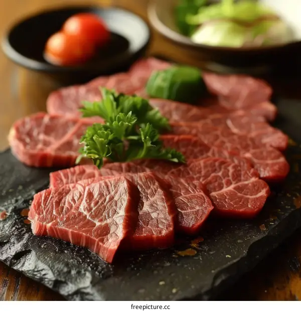 Raw beef tenderloin steak