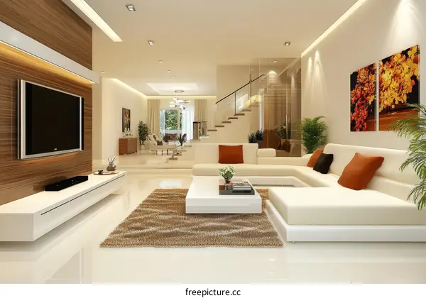 Modern Interior Living Room Design